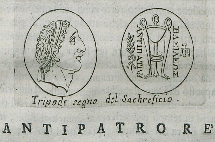 King Antipater by Fanelli Francesco. Antipater, governor then king of Macedon, ordered the assassination of Cleopatra to prevent her marrying Ptolemy, his rival. The marriage would allow Ptolemy to claim an Argead descent and thus, a legitimacy over the whole Macedonian territories conquered by Alexander the Great.