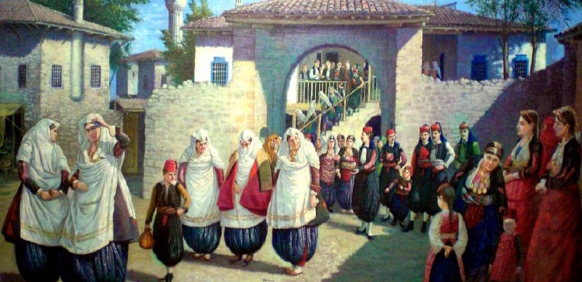Wedding in Shkodra (Dasma Shkodrane), 1924 – Kolë Idromeno (1860-1939).