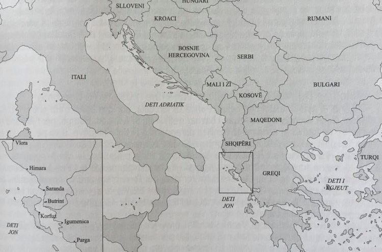 Map of Butrint in the Macro-Perspective.