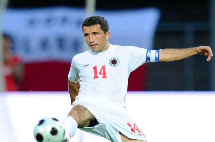 Altin Lala on May 27, 2008 in Poland 1-0 Albania; International Friendly.
