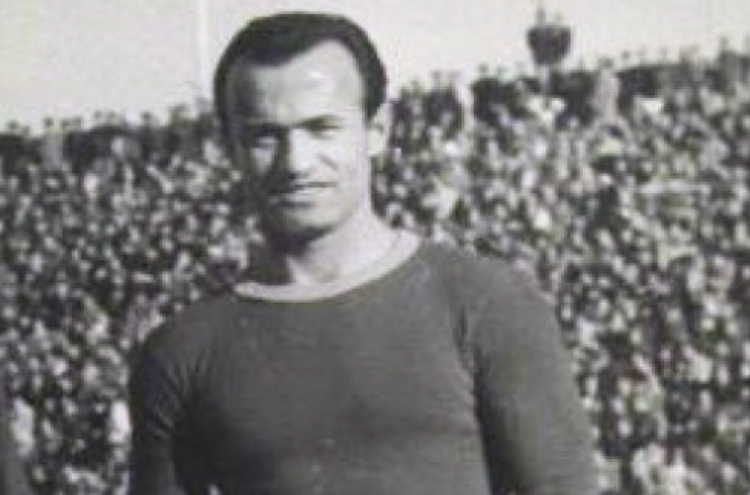 A close-up of Naim Kryeziu as a footballer in Italy.
